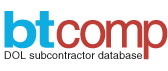 The logo for the BTComp database.